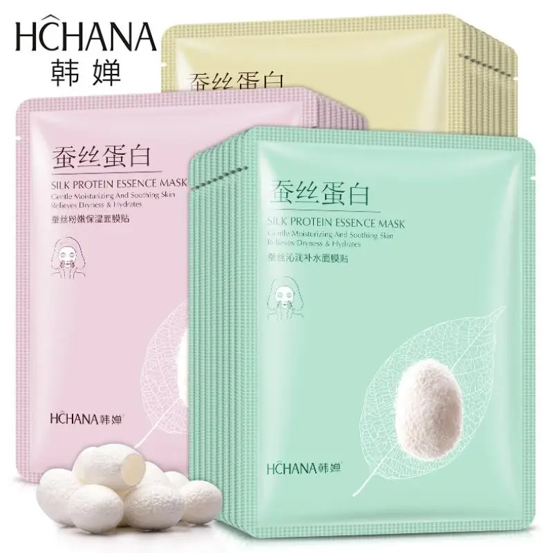 Silk Protein Essence Facial Mask Whitening Moisturizing Oil Control Depth Replenishment Face Masks Skin Care
Silk Protein Essence Facial Mask Whitening Moisturizing Oil Control Depth Replenishment Face Masks Skin Care