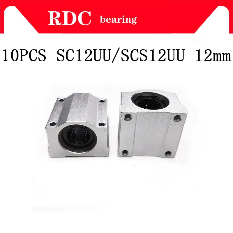High quality 10 pcs SC12UU SCS12UU Linear motion ball bearings slide block bushing for 12mm shaft Pillow Block with CNC Parts
High quality 10 pcs SC12UU SCS12UU Linear motion ball bearings slide block bushing for 12mm shaft Pillow Block with CNC Parts