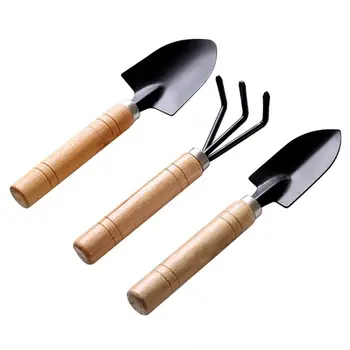 3pcs Mini Garden Shovel Rake Spade Erramientas Bonsai Tools Set Wooden Handle For Flowers Potted Pland-dls
3pcs Mini Garden Shovel Rake Spade Erramientas Bonsai Tools Set Wooden Handle For Flowers Potted Pland-dls