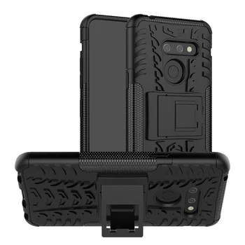 30pcs/lot For LG G8 ThinQ PC+Soft Silicone Tyre Heavy Duty Armor Shockproof Hard Case with Stand For LG V50 ThinQ 5G Version
30pcs/lot For LG G8 ThinQ PC+Soft Silicone Tyre Heavy Duty Armor Shockproof Hard Case with Stand For LG V50 ThinQ 5G Version