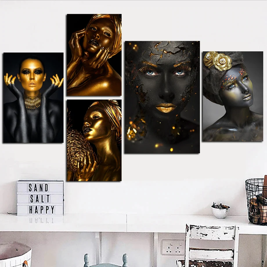 Black Gold Makeup Image Wall Posters framed wall art Canvas Painting Posters and Prints Wall Pictures Home Decor for Bedroom
Black Gold Makeup Image Wall Posters framed wall art Canvas Painting Posters and Prints Wall Pictures Home Decor for Bedroom