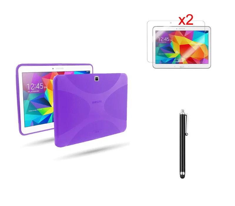 X Line Matte TPU Gel Silicone Case Skin Cover Pouch Bag + 2* Clear Film + Stylus For SAMSUNG GALAXY Tab 4 10.1 SM-T530 T531 T535
X Line Matte TPU Gel Silicone Case Skin Cover Pouch Bag + 2* Clear Film + Stylus For SAMSUNG GALAXY Tab 4 10.1 SM-T530 T531 T535