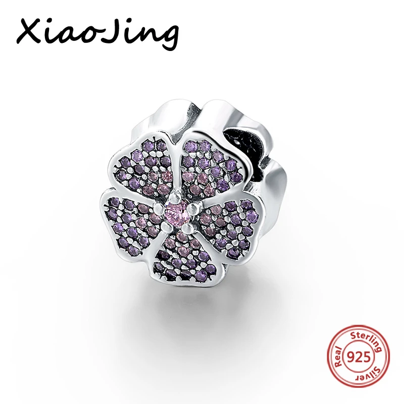 925 Sterling Silver Purple flowers CZ stone beads Fit Original European charm bracelet beads DIY Jewelry Making for women gifts
925 Sterling Silver Purple flowers CZ stone beads Fit Original European charm bracelet beads DIY Jewelry Making for women gifts