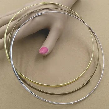 Wire Circle Lock Choker Necklace with 2 Holes for Women Collier Collares Necklaces DIY Findings Wedding Accessories Multi-color
Wire Circle Lock Choker Necklace with 2 Holes for Women Collier Collares Necklaces DIY Findings Wedding Accessories Multi-color