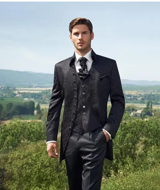 Black High Quality Slim Fit Wedding Suits Custom Made Groom Tuxedos Groomsmen Best Man Prom Formal Suits (Jacket+Pants+Vest
Black High Quality Slim Fit Wedding Suits Custom Made Groom Tuxedos Groomsmen Best Man Prom Formal Suits (Jacket+Pants+Vest