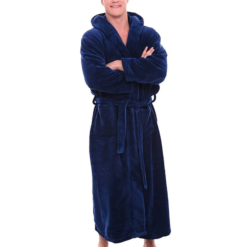 Fashion Casual Men's Winter Lengthened Plush Shawl Bathrobe Home Clothes Long Sleeved Robe Plush Warm Male Coat Night Dressing
Fashion Casual Men's Winter Lengthened Plush Shawl Bathrobe Home Clothes Long Sleeved Robe Plush Warm Male Coat Night Dressing