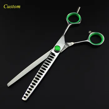 Custom name professional Japan 7 inch green pet dog grooming hair scissors dog thinning shears pet berber hairdressing scissors
Custom name professional Japan 7 inch green pet dog grooming hair scissors dog thinning shears pet berber hairdressing scissors