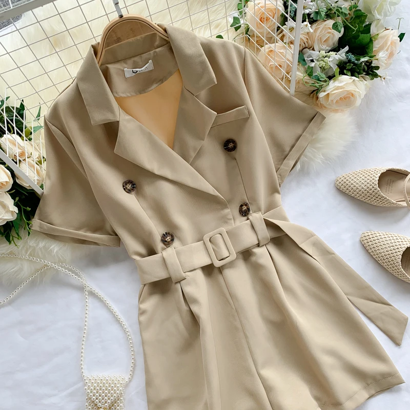 2019 new fashion women's retro solid V-neck suit collar short-sleeve temperament HIgh waist Jumpsuits female Playsuits G626
2019 new fashion women's retro solid V-neck suit collar short-sleeve temperament HIgh waist Jumpsuits female Playsuits G626