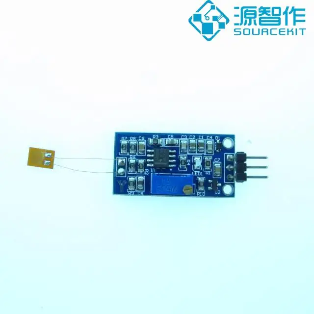 Strain gauge bending sensor module Y3 weighing amplification module sends data to detect object bending
Strain gauge bending sensor module Y3 weighing amplification module sends data to detect object bending