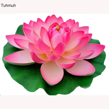 28cm/11'' PE Artificial Lotus Flowers DIY Fake Water Lily Flower Wedding Decoration Garden Pond Tank Floating Plant Ornament
28cm/11'' PE Artificial Lotus Flowers DIY Fake Water Lily Flower Wedding Decoration Garden Pond Tank Floating Plant Ornament