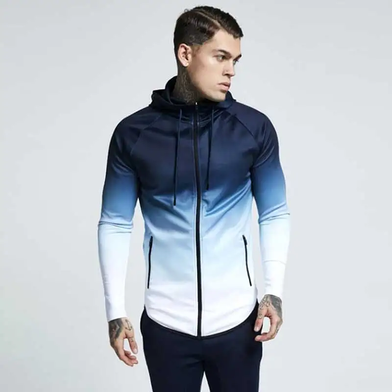 Men Gradient GYM Fitness Cap Hoody Tops Tee Sport Running Quick Dry Exercise Coat Bodybuilding T Shirt Jackets Sweatshirt S-5XL
Men Gradient GYM Fitness Cap Hoody Tops Tee Sport Running Quick Dry Exercise Coat Bodybuilding T Shirt Jackets Sweatshirt S-5XL