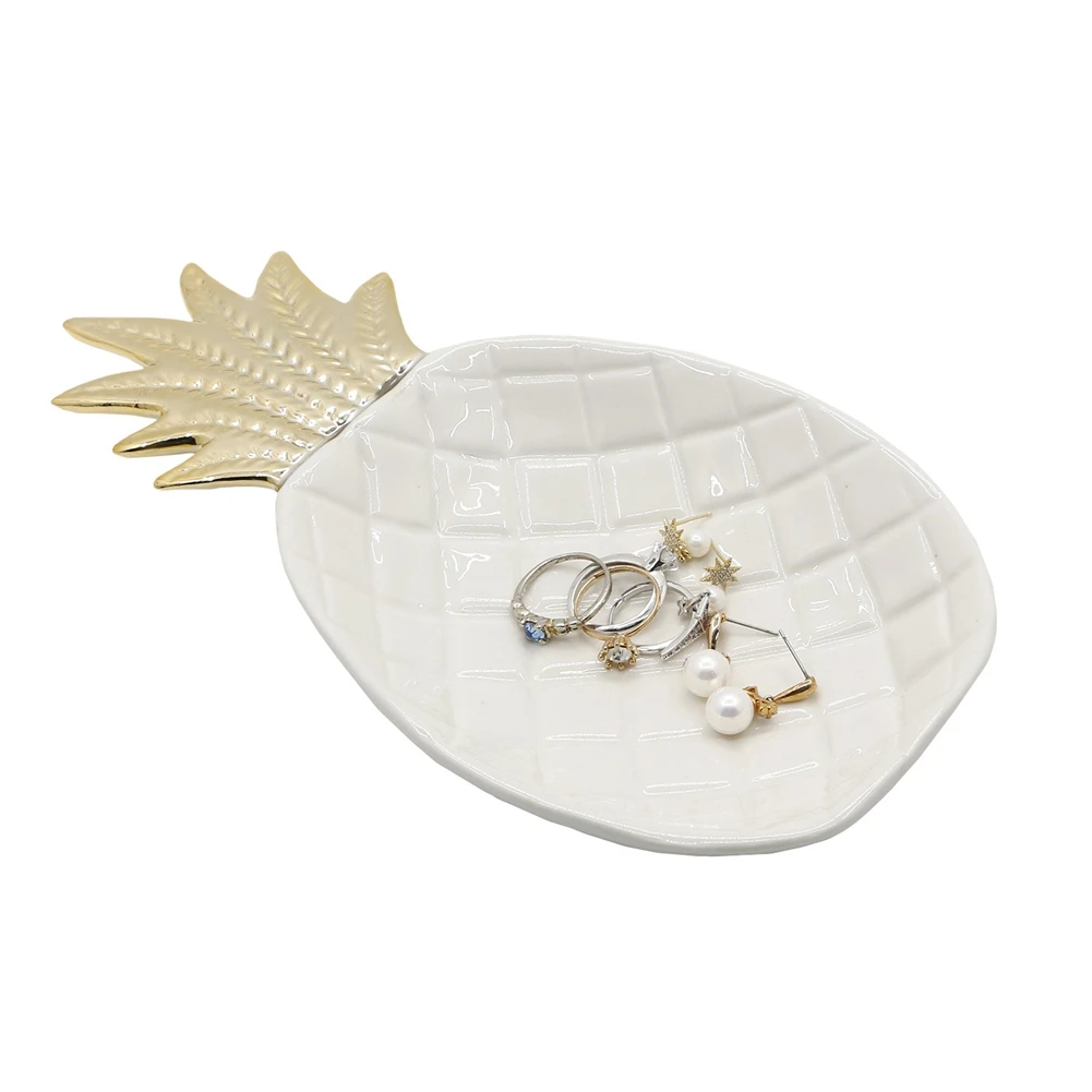 Pineapple Shape Ceramic Jewelry Deplay Tray Holder Earrings Rings Organizer Cases Wedding Engagement Gift Jewelry Accessories
Pineapple Shape Ceramic Jewelry Deplay Tray Holder Earrings Rings Organizer Cases Wedding Engagement Gift Jewelry Accessories