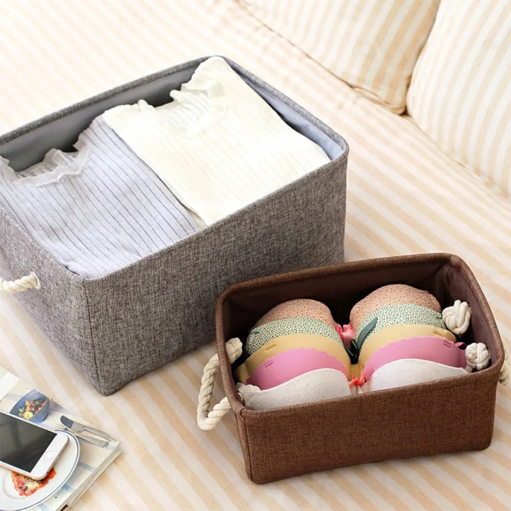 2017 Foldable Linen Cotton Storage Basket Japanese Style Clothes Storage Laundry Basket Sundries Organizer Toy Home Storage Box
2017 Foldable Linen Cotton Storage Basket Japanese Style Clothes Storage Laundry Basket Sundries Organizer Toy Home Storage Box