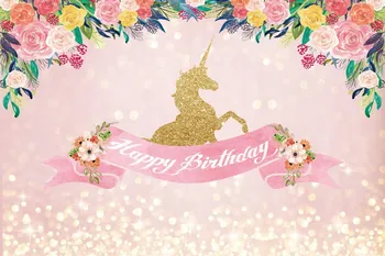 Laeacco Unicorn Backdrops Golden Polka Dots Watercolor Flower Kids Birthday Party Photo Backgrounds Photocall For Family Shoot 
Laeacco Unicorn Backdrops Golden Polka Dots Watercolor Flower Kids Birthday Party Photo Backgrounds Photocall For Family Shoot