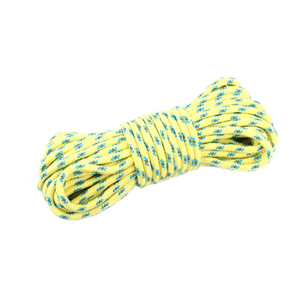10M Reflective Guyline Tent Rope Guy Camping Cord Paracord Glow in the Dark UK! 