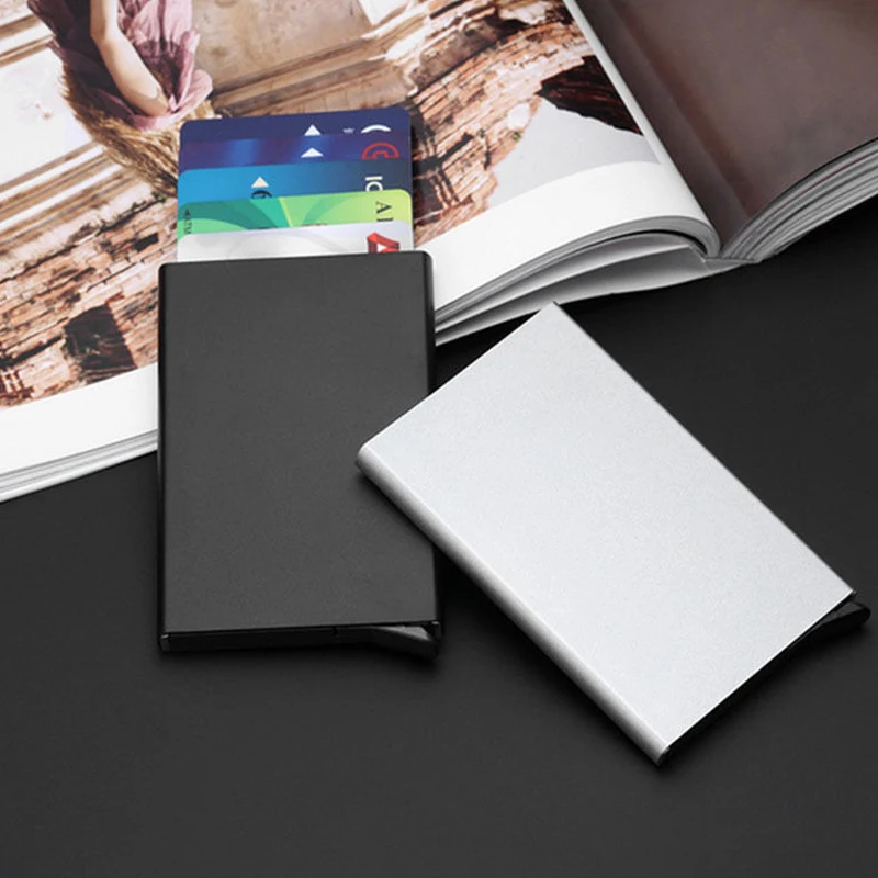Metal Business ID Travel Card Wallet Automatic Pop Up ID Credit Card Holder Men Women Business Card Case Stainless Steel Clip
Metal Business ID Travel Card Wallet Automatic Pop Up ID Credit Card Holder Men Women Business Card Case Stainless Steel Clip