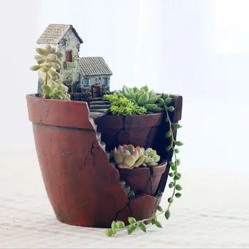 Fancy Resin Succulent Planter Flower Bonsai Pot Garden Herb Trough Box Basket 
Fancy Resin Succulent Planter Flower Bonsai Pot Garden Herb Trough Box Basket