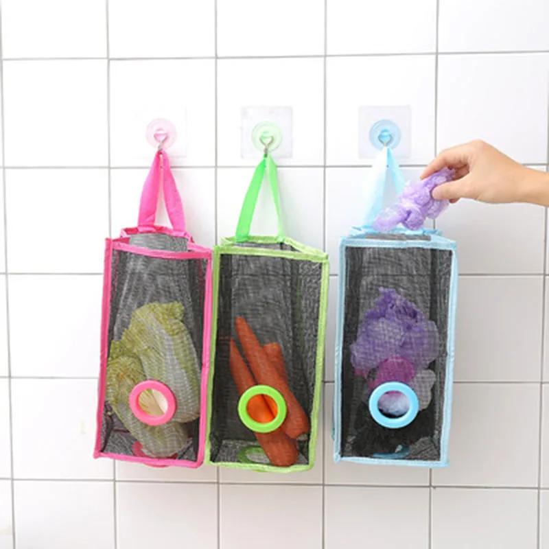 1Pcs Mesh Hanging Garbage Bag Storage Organizer Dispenser Kitchen Wall Mounted Reusable Grocery Bags Kitchen Accessories H839
1Pcs Mesh Hanging Garbage Bag Storage Organizer Dispenser Kitchen Wall Mounted Reusable Grocery Bags Kitchen Accessories H839