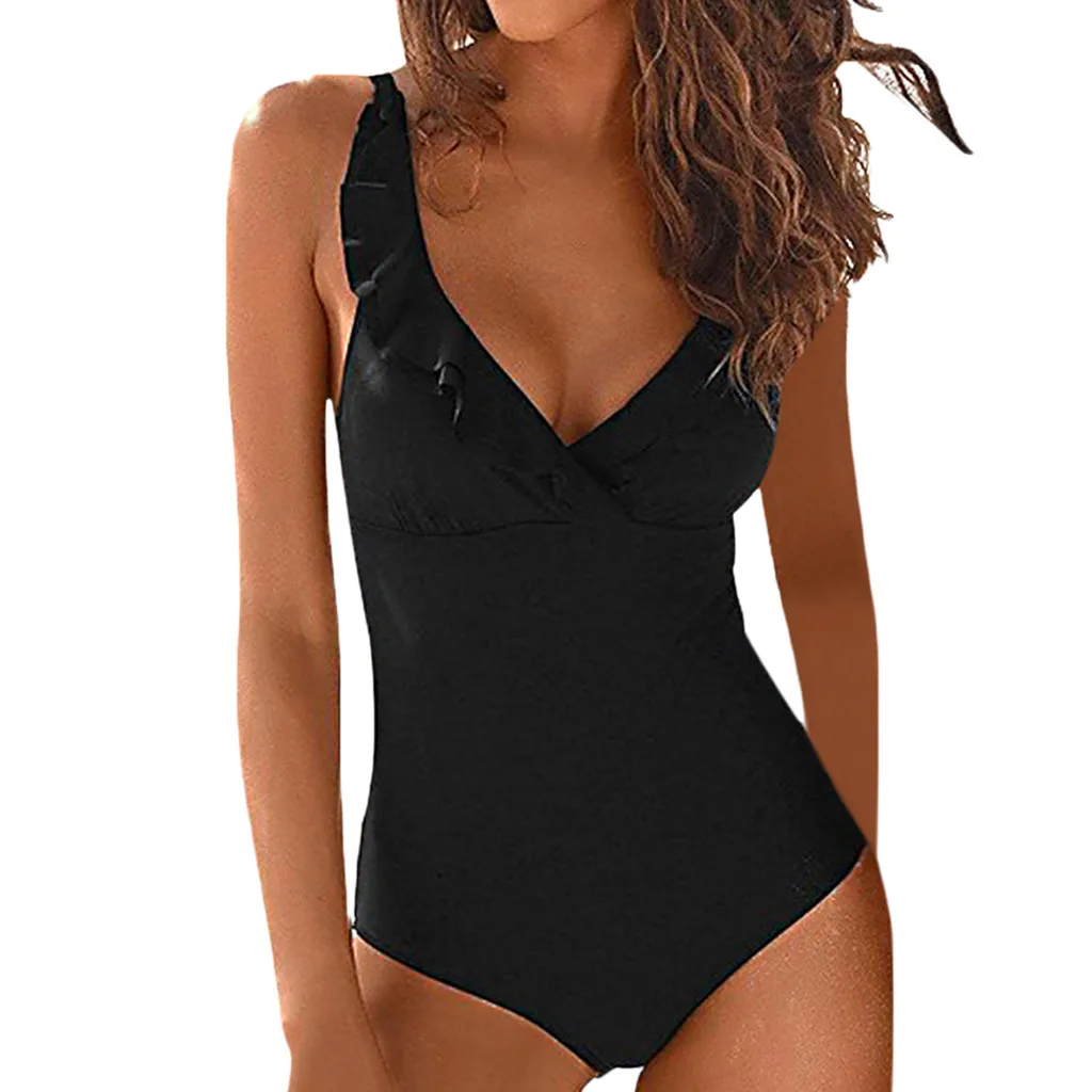 MUQGEW 2019 Sexy Women Summer swimsuit Soild Ruffle Swimwear Beachwear fashion one piece swimsuit Traje de ba o mujer badpak
MUQGEW 2019 Sexy Women Summer swimsuit Soild Ruffle Swimwear Beachwear fashion one piece swimsuit Traje de ba o mujer badpak