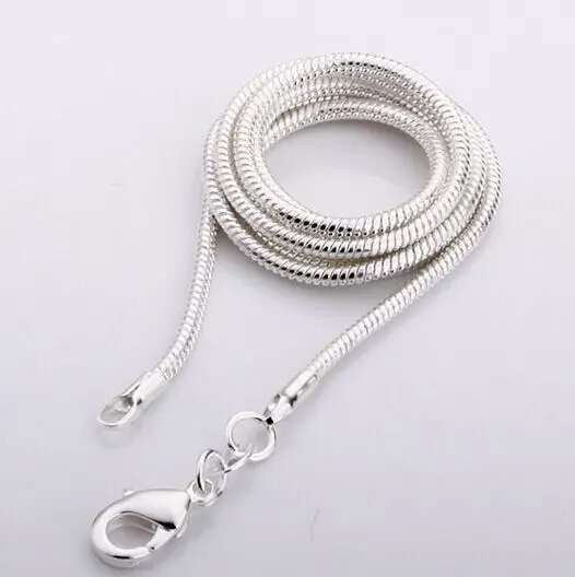 C03 Promotion! wholesale silver plated necklace, silver fashion jewelry Snake Chain 2mm Necklace 16 18 20 22 24 INCHES
C03 Promotion! wholesale silver plated necklace, silver fashion jewelry Snake Chain 2mm Necklace 16 18 20 22 24 INCHES
