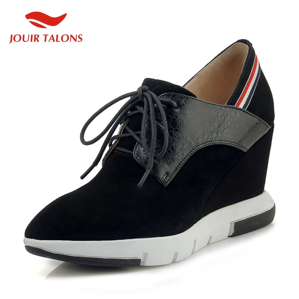 Luxury Kid Suede Leather Pointed Toe Wedges Shoes Woman Casual Comfortable Autumn Spring High Heels Pumps Female Shoes
Luxury Kid Suede Leather Pointed Toe Wedges Shoes Woman Casual Comfortable Autumn Spring High Heels Pumps Female Shoes