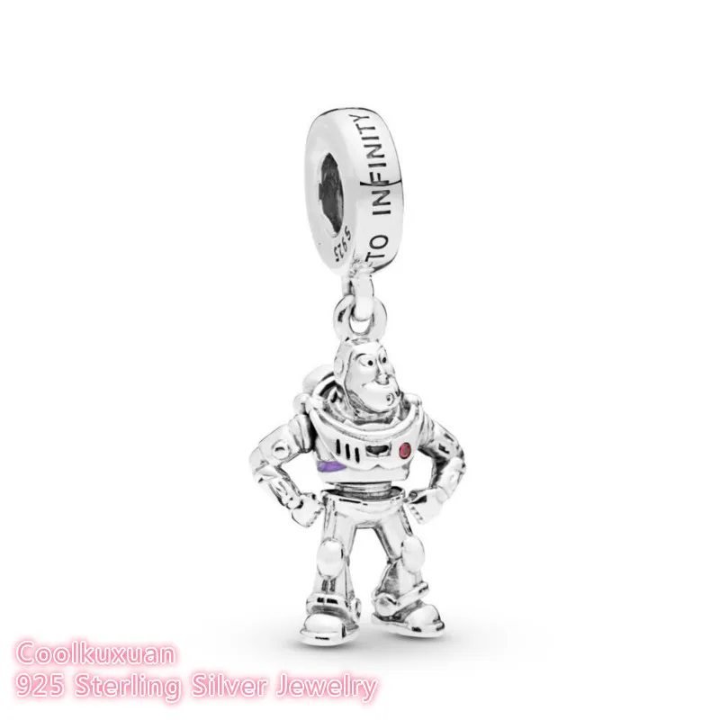 2019 Summer Original 100% 925 Sterling Silver Pixar, Toy Story, Buzz Lightyear Dangle Charm beads Fits Pandora bracelets Jewelry
2019 Summer Original 100% 925 Sterling Silver Pixar, Toy Story, Buzz Lightyear Dangle Charm beads Fits Pandora bracelets Jewelry