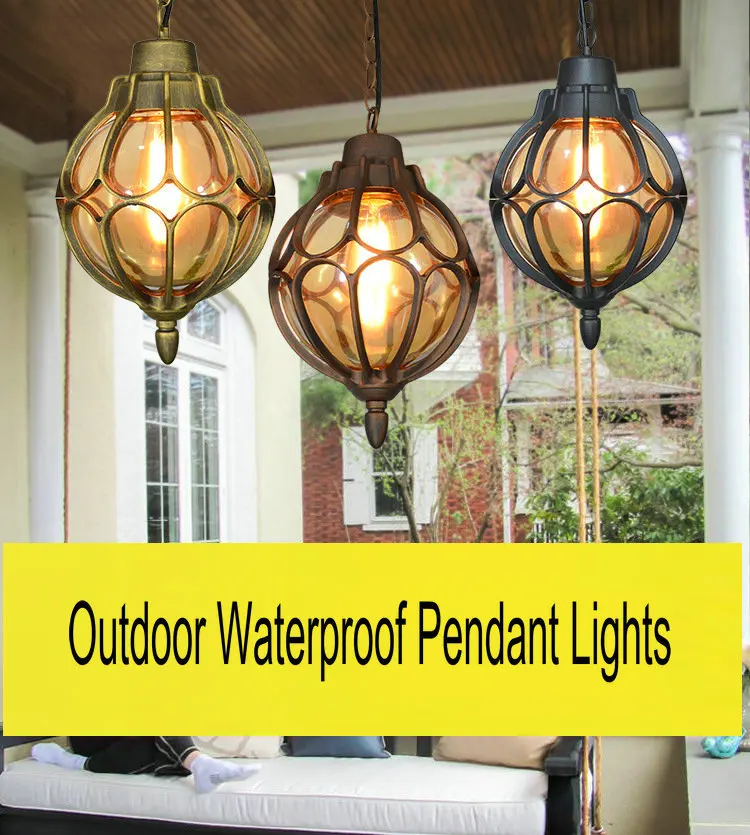Us 40 77 23 Off Artpad Classic Outdoor Hanging Lamp Ac110v 220v Villa Balcony Courtyard Pavilion E27 Led Waterproof Pendant Lights Fixtures In