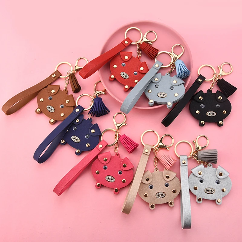 Small Pig Cute Keychains For Women Bag And Car Key Chain Fashion Accessories Blue Pink Pig Animal Key Ring Girl Gift
Small Pig Cute Keychains For Women Bag And Car Key Chain Fashion Accessories Blue Pink Pig Animal Key Ring Girl Gift