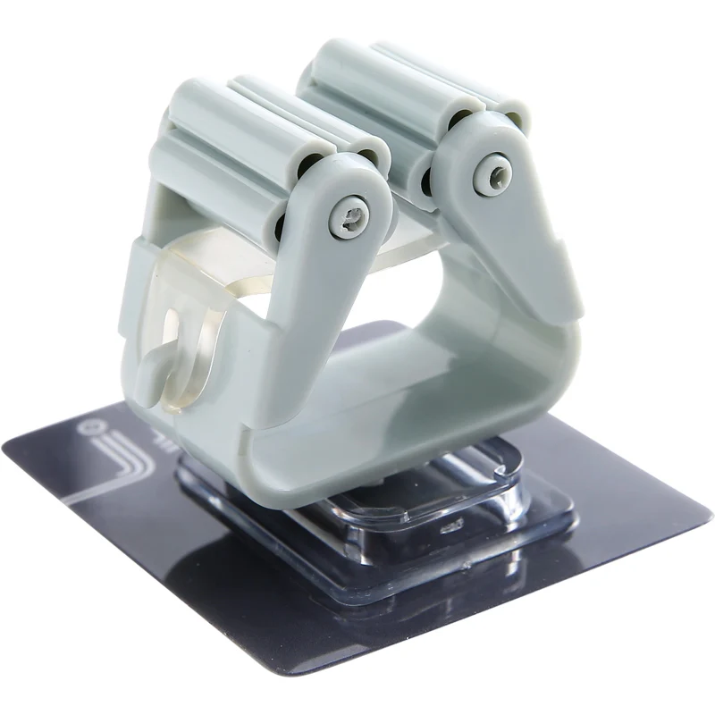 Punch-free Mop Rack Bathroom Wall Mounted Mop Hook Organizer Bathroom Broom Card Holder Hanger Mop Clip Storage Rack4