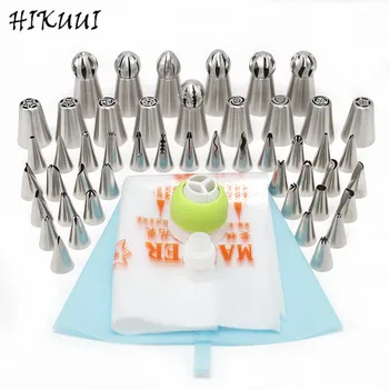 48pcs/set Russian Pastry Nozzles Skirt Icing Piping Tips Set Stainless Steel Kitchen Baking Cake Decorating Tools
48pcs/set Russian Pastry Nozzles Skirt Icing Piping Tips Set Stainless Steel Kitchen Baking Cake Decorating Tools