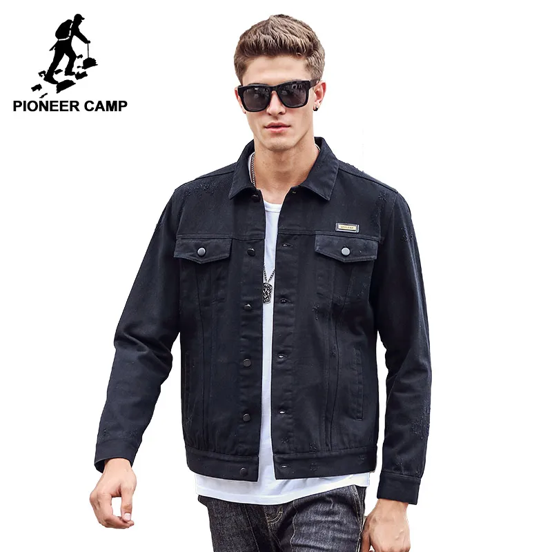 Pioneer Camp Men Rivet Jacket Coat Short Cargo Casual Straight Fit Wild Black Cotton Jacket for man 611309
Pioneer Camp Men Rivet Jacket Coat Short Cargo Casual Straight Fit Wild Black Cotton Jacket for man 611309