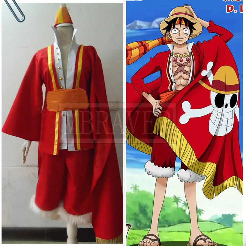 One Piece 15th Anniversary Monkey D Luffy Cosplay Costume Full Set With Hat Custom Made
One Piece 15th Anniversary Monkey D Luffy Cosplay Costume Full Set With Hat Custom Made