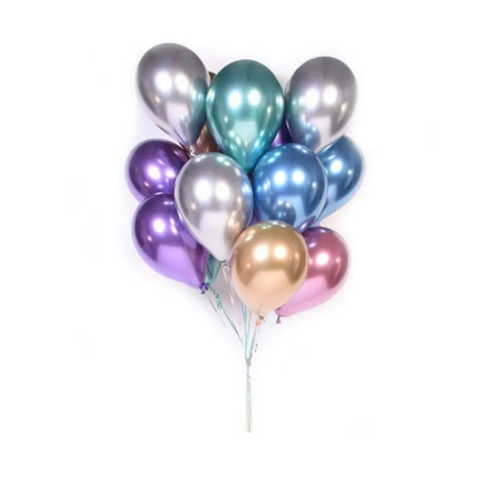 Metallic Latex Balloons Thickened Pearlescent Chrome Balloons Wedding Party Decoration Balloons
Metallic Latex Balloons Thickened Pearlescent Chrome Balloons Wedding Party Decoration Balloons