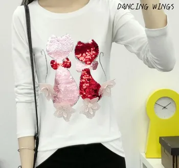 spring summer sequined tee shirt femme casual cotton o neck long sleeve t shirt women Lady Basic Tee T Shirts Tops
spring summer sequined tee shirt femme casual cotton o neck long sleeve t shirt women Lady Basic Tee T Shirts Tops