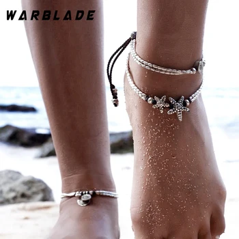 WBL 10pcs Retro Round Rune Starfish Anklet Beach Feet Bohemian Jewelry Fashion Sandals Pull Beads Anklet Bracelet For Women
WBL 10pcs Retro Round Rune Starfish Anklet Beach Feet Bohemian Jewelry Fashion Sandals Pull Beads Anklet Bracelet For Women