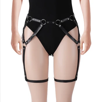 Leather Black High Waist Garter Belt Stockings Suspender Adjustable Goth Steampunk Club Dance Clothing Strap Body Caged Harness
Leather Black High Waist Garter Belt Stockings Suspender Adjustable Goth Steampunk Club Dance Clothing Strap Body Caged Harness