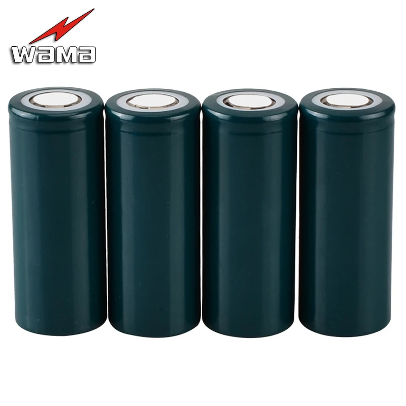 4pcs/lot Wama 26650 3.7V Li-ion 3.7V Rechargeable Batteries 3500mAh Electronic Cigarette Battery for Power Bank FlashLight
4pcs/lot Wama 26650 3.7V Li-ion 3.7V Rechargeable Batteries 3500mAh Electronic Cigarette Battery for Power Bank FlashLight