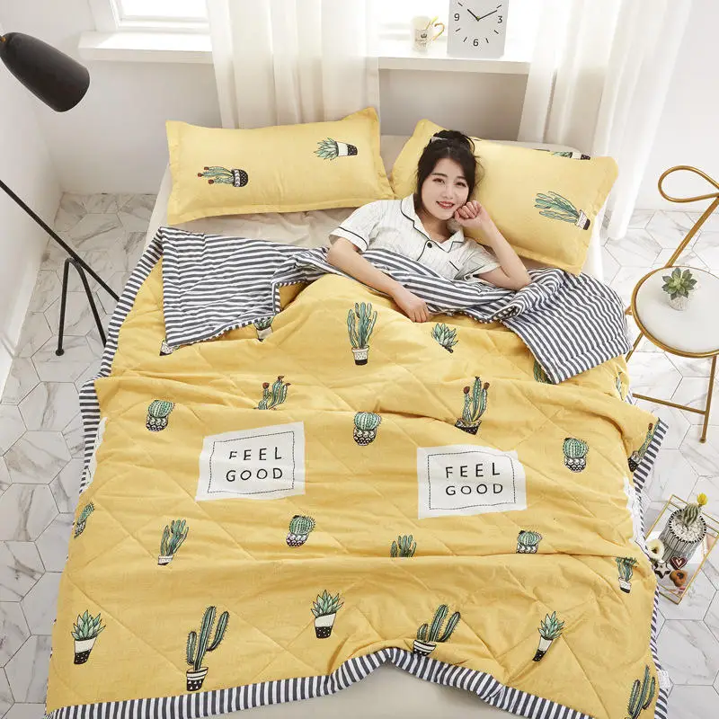 Nodic Green Plant Print Air Condition Summer Quilt Washable Duvet Cover Bedspread Comforter Soft Breathable Blanket Home Textile
Nodic Green Plant Print Air Condition Summer Quilt Washable Duvet Cover Bedspread Comforter Soft Breathable Blanket Home Textile