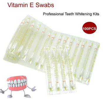 100pcs/Pack Vitamin E Swabs & Aloe Q-Tip Teeth Whitening Kits Use before Teeth Whitening to Protect Lip and Gum from VE Swabs
100pcs/Pack Vitamin E Swabs & Aloe Q-Tip Teeth Whitening Kits Use before Teeth Whitening to Protect Lip and Gum from VE Swabs