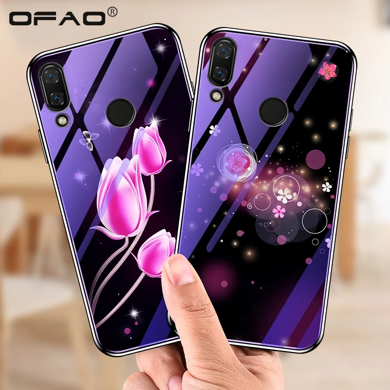 Blue Light Tempered Glass Case For Xiaomi Redmi Note 7 Cases Colored Printing Luxury Hybrid Back Cover Shell Fundas Capa Coque
Blue Light Tempered Glass Case For Xiaomi Redmi Note 7 Cases Colored Printing Luxury Hybrid Back Cover Shell Fundas Capa Coque