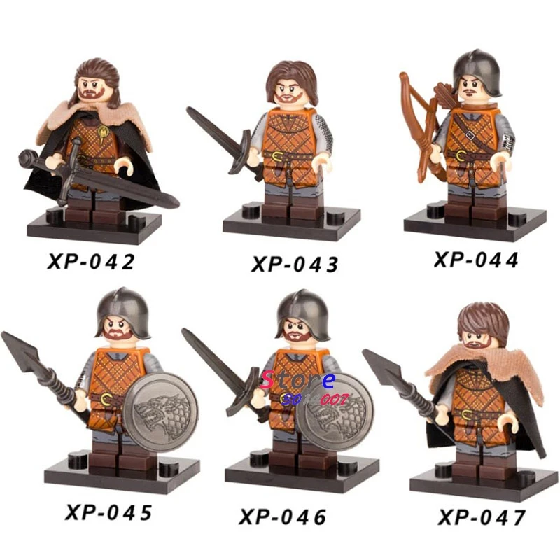 Single sale Game of Thrones Eddard Stark Ice and Fire Caitlin Alicia Stark Petyr building blocks model bricks toys for children
Single sale Game of Thrones Eddard Stark Ice and Fire Caitlin Alicia Stark Petyr building blocks model bricks toys for children