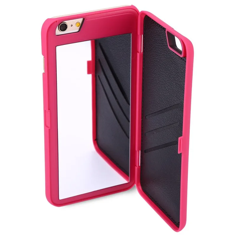 Mirror Card Slot Wallet Case For Iphone 6 7 8 Luxury Hard Back Cover Flip Leather Cover For iPhone 6 plus 7 Plus
Mirror Card Slot Wallet Case For Iphone 6 7 8 Luxury Hard Back Cover Flip Leather Cover For iPhone 6 plus 7 Plus