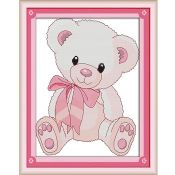 Little Bear Doll Patterns Cross Stitch Kits DMC14CT 11CT Count Canvas Stitching Embroidery Handmade Needlework for Gift
Little Bear Doll Patterns Cross Stitch Kits DMC14CT 11CT Count Canvas Stitching Embroidery Handmade Needlework for Gift