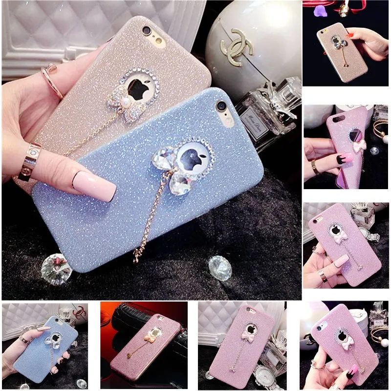 Glitter Bling Dream Phone Case For iPhone X 8 7 Tie Cover Pendant Shining Bow Coque Luxury Soft Cases For Iphone 5 5s 6S 6 Plus
Glitter Bling Dream Phone Case For iPhone X 8 7 Tie Cover Pendant Shining Bow Coque Luxury Soft Cases For Iphone 5 5s 6S 6 Plus