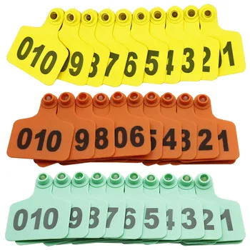 100 pcs Cow Cattle Ear Tag Signs With Word Ear Tags Typing Copper Head Earrings Farm Animal Identification Card
100 pcs Cow Cattle Ear Tag Signs With Word Ear Tags Typing Copper Head Earrings Farm Animal Identification Card