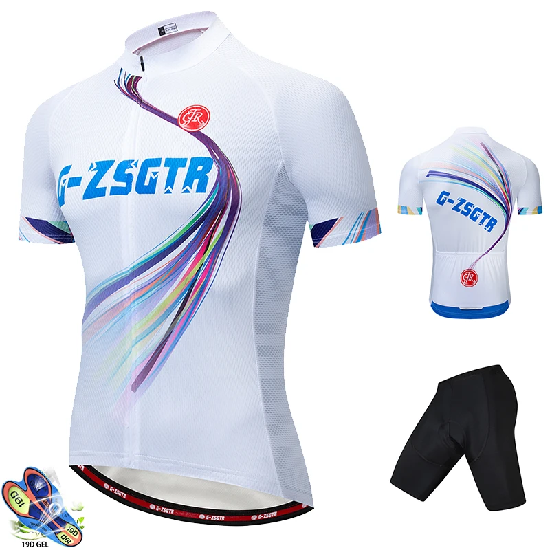 2019 Pro Team Men Cycling Jersey Set Breathable MTB Clothes Bicycle Sportswear Bike Motorcycle Jerseys Ropa Ciclismo 19D Gel pad
2019 Pro Team Men Cycling Jersey Set Breathable MTB Clothes Bicycle Sportswear Bike Motorcycle Jerseys Ropa Ciclismo 19D Gel pad