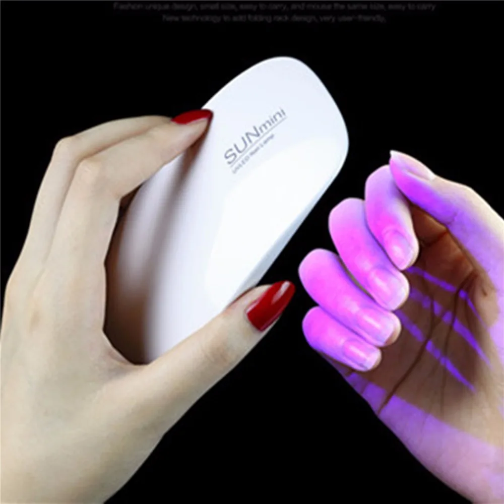 Brand New LED UV Lamp 6W Nail Lamp SUN Mini Mouse Nail Fast Dryer USB Charging UV LED Gel Polishing Photo-therapy Machine
Brand New LED UV Lamp 6W Nail Lamp SUN Mini Mouse Nail Fast Dryer USB Charging UV LED Gel Polishing Photo-therapy Machine