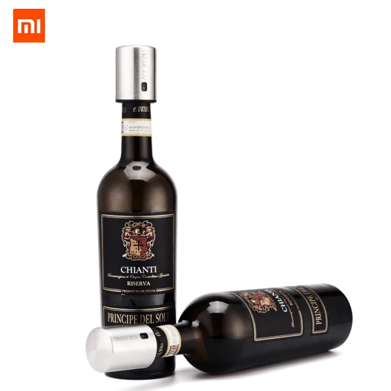 A Xiaomi Mijia Smart Wine Stopper Stainless Steel Vacuum Memory Wine Stopper Electric Stopper Wine Corks chain brand-Circle Joy
A Xiaomi Mijia Smart Wine Stopper Stainless Steel Vacuum Memory Wine Stopper Electric Stopper Wine Corks chain brand-Circle Joy