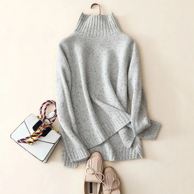 Turtleneck Sweater Women Pullover Ribbed Knitted Sweaters Female 2019 Autumn Winter Fashion 100% Cashmere Casual Ladies Sweater
Turtleneck Sweater Women Pullover Ribbed Knitted Sweaters Female 2019 Autumn Winter Fashion 100% Cashmere Casual Ladies Sweater