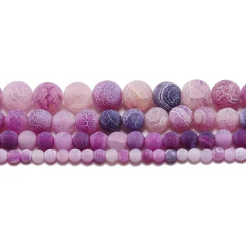 1strand Bulk Wholesale Natural Stone Frost Crab Purple Agates Round Spacer Scrub Bead For Jewelry Making DIY Necklaces Bracelets
1strand Bulk Wholesale Natural Stone Frost Crab Purple Agates Round Spacer Scrub Bead For Jewelry Making DIY Necklaces Bracelets